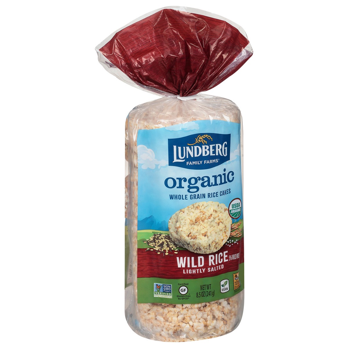 slide 2 of 9, Lundberg Family Farms Organic Wild Rice Whole Grain Lightly Salted Rice Cakes 8.5 oz, 8.5 oz