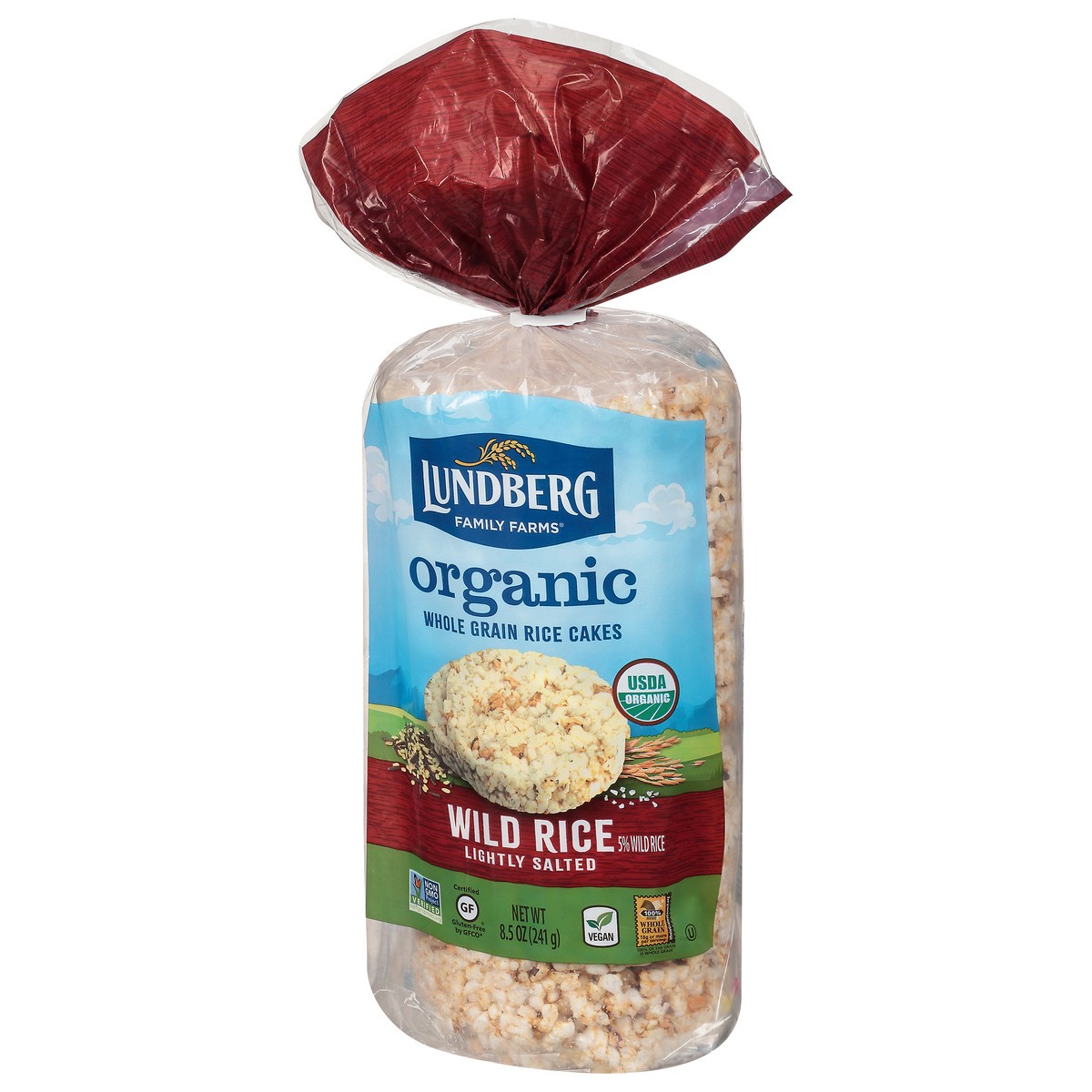 slide 3 of 9, Lundberg Family Farms Organic Wild Rice Whole Grain Lightly Salted Rice Cakes 8.5 oz, 8.5 oz