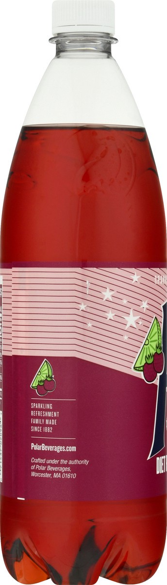 slide 9 of 10, Polar Soda, Diet, Raspberry Lime - 1 liter, 1 liter