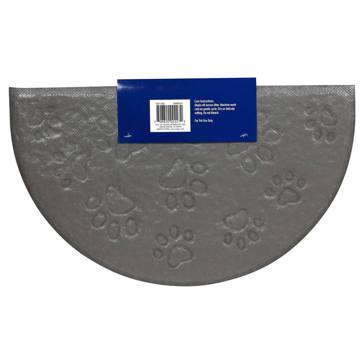 slide 2 of 2, Meijer Half Moon Cat Litter Mat, Small, SM