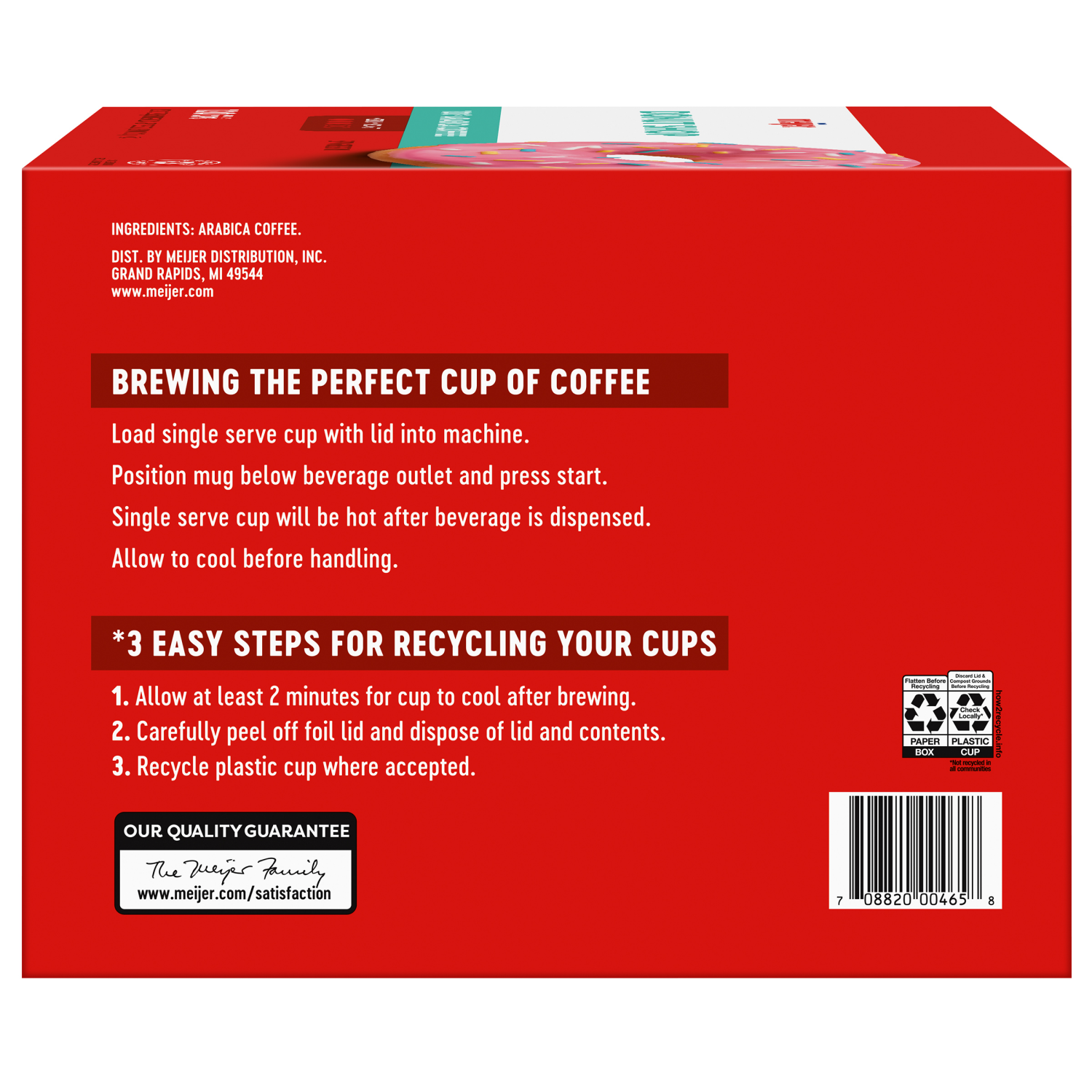 slide 3 of 5, Meijer Coffee Pod Donut Shop 120 Ct, 120 ct