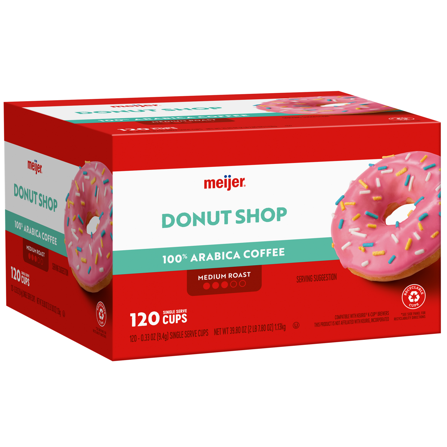 slide 4 of 5, Meijer Coffee Pod Donut Shop 120 Ct, 120 ct