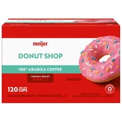 Meijer Coffee Pod Donut Shop 120 Ct