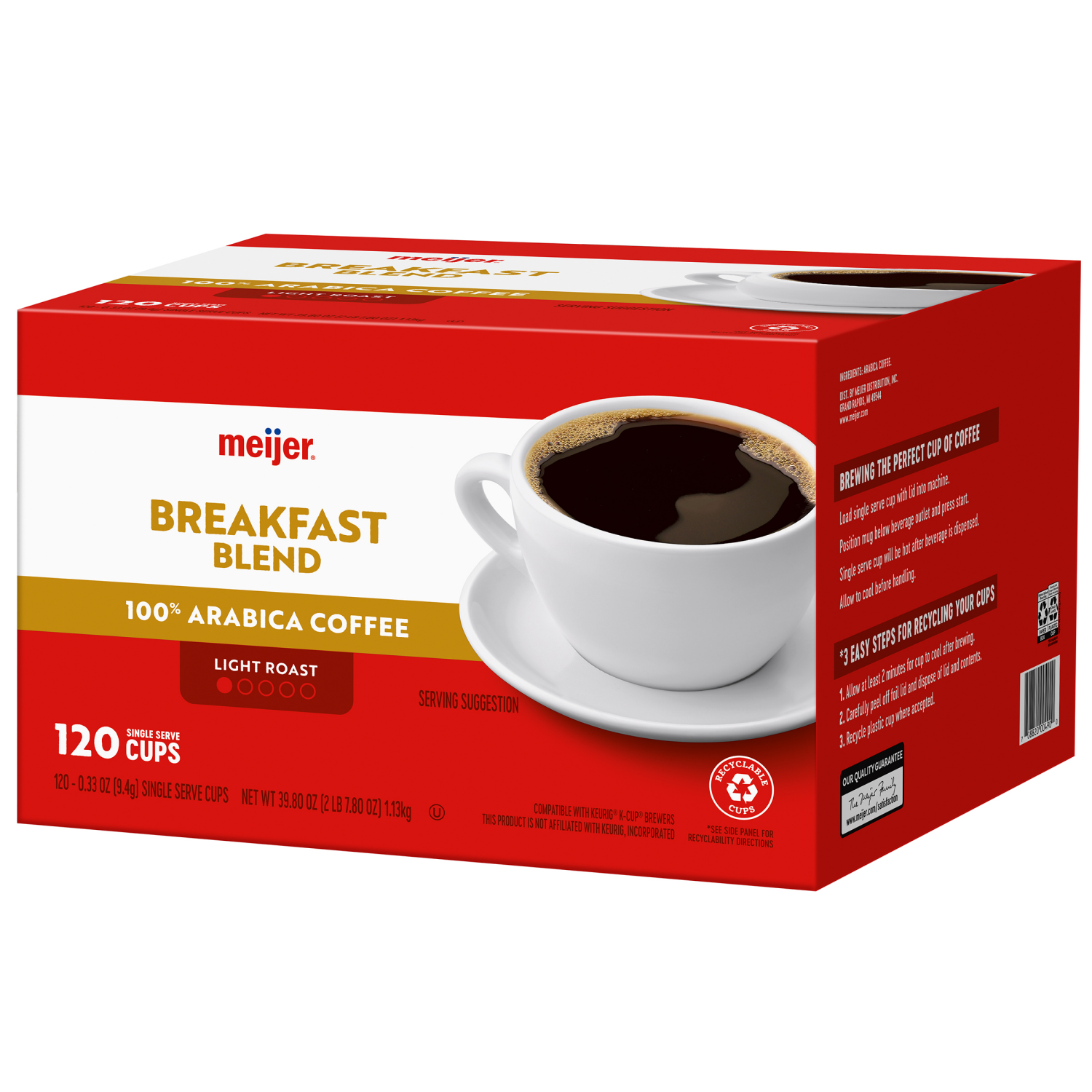 slide 7 of 8, Meijer Coffee Pod Breakfast Blend 120 Ct, 120 ct