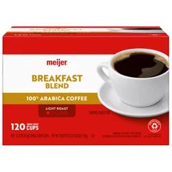 Meijer Coffee Pod Breakfast Blend 120 Ct