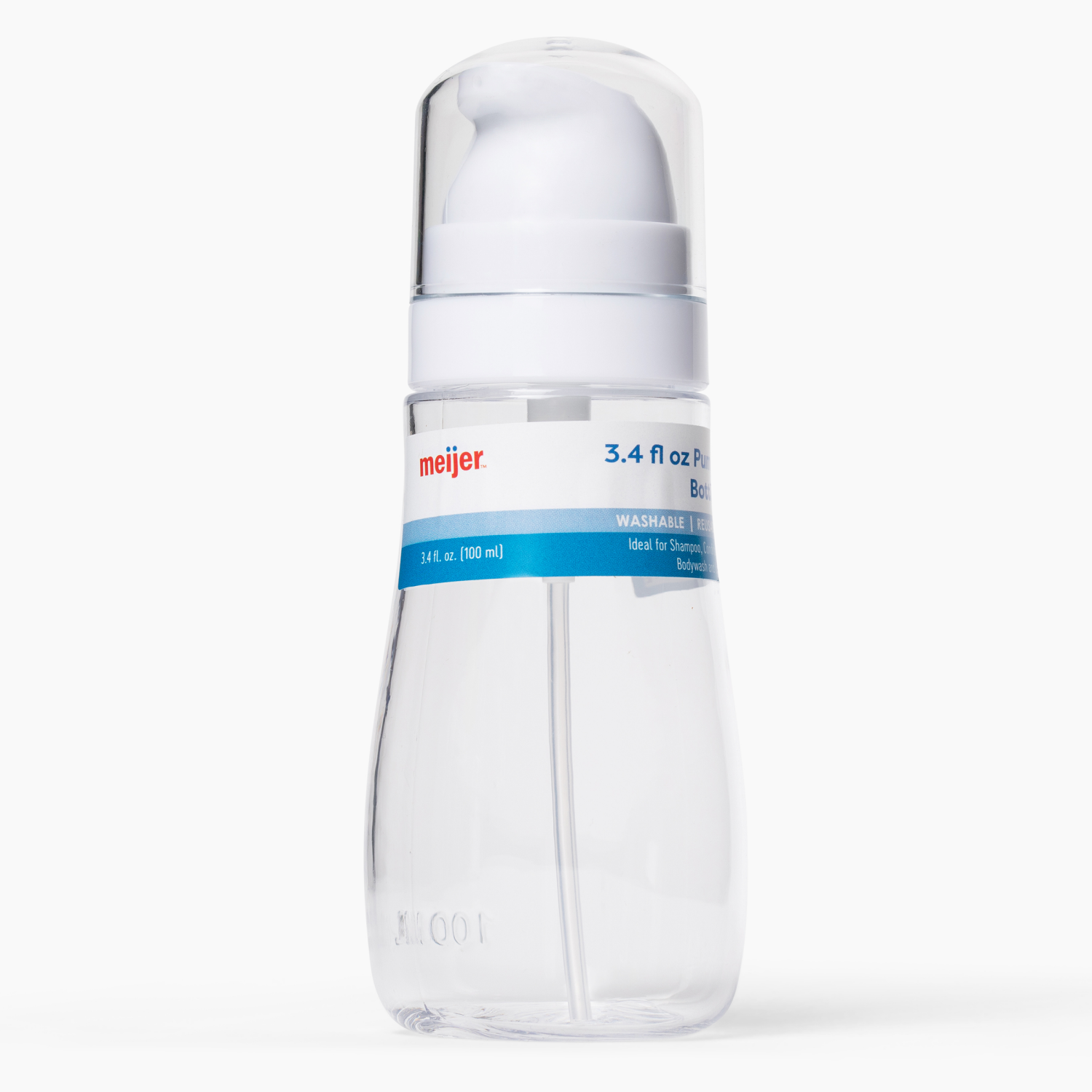 slide 1 of 1, Meijer Brand Pump Bottle, 3 oz