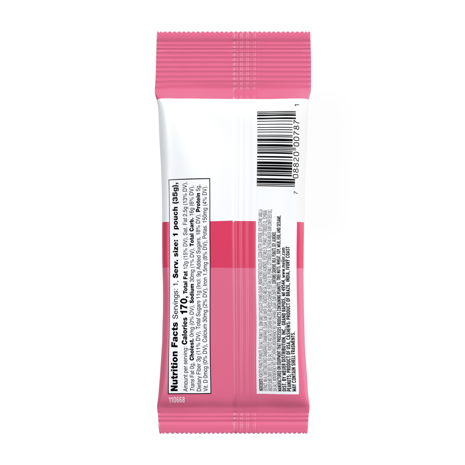 slide 2 of 2, Meijer Single Serve Choc Cherry Trail Mix 1.25oz, 1.25 oz