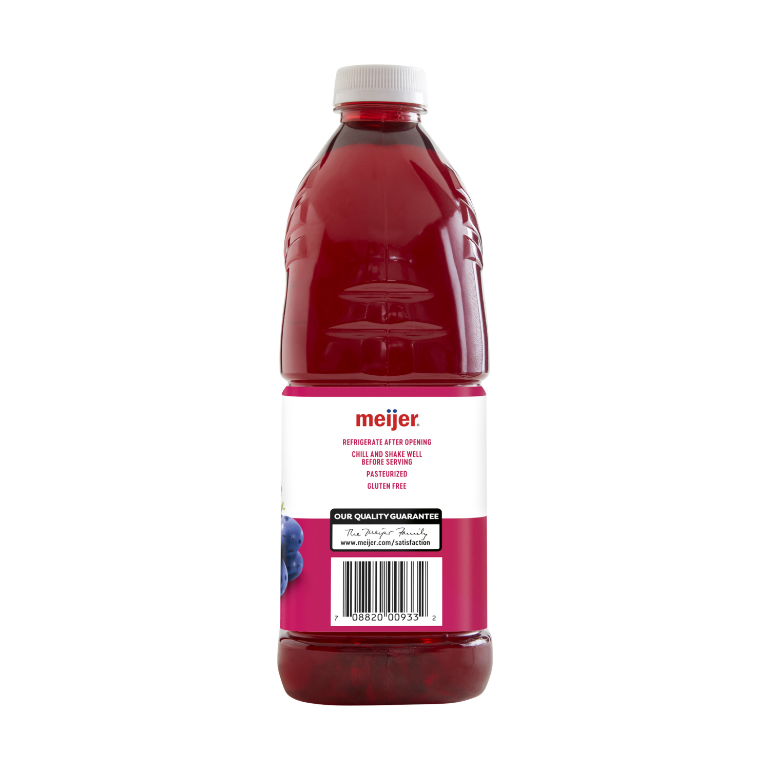 slide 2 of 3, Meijer Zero Sugar Cranberry Grape 64 oz, 64 oz