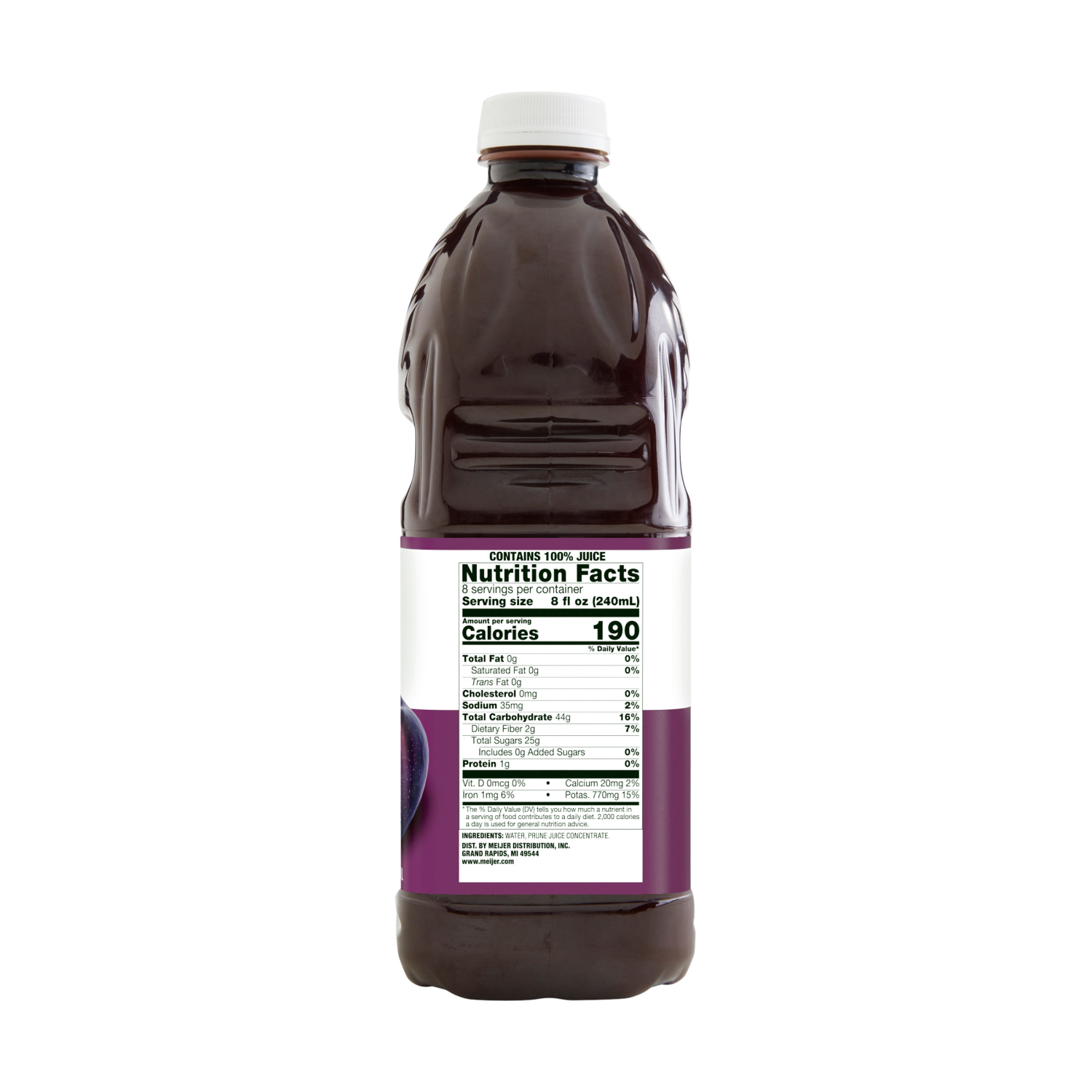 slide 4 of 4, Meijer Prune Juice, 64 oz