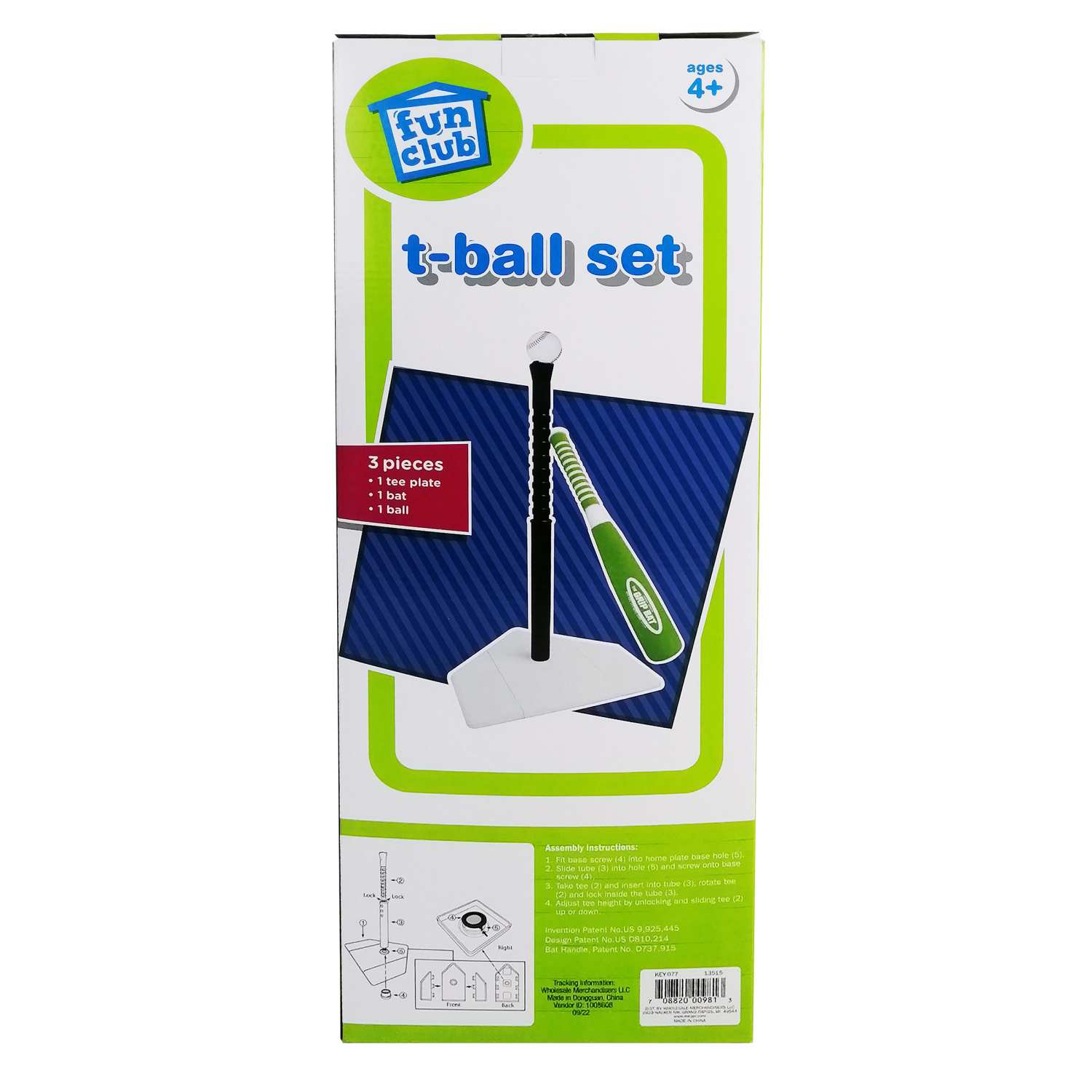 slide 2 of 8, Fun Club T-ball set, 1 ct