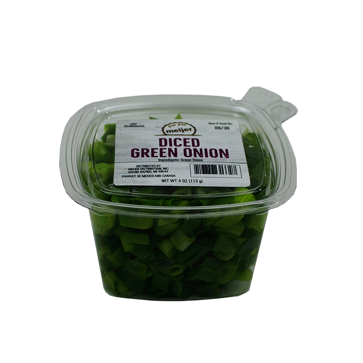 slide 1 of 1, Fresh from Meijer Diced Green Onion, 4 oz, 4 oz