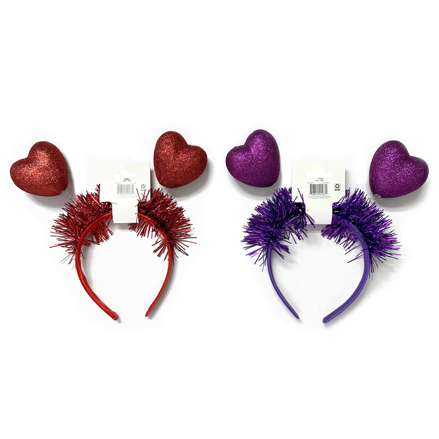 slide 2 of 2, Meijer Valentine Bopper Headband, Red/Blue, 1 ct