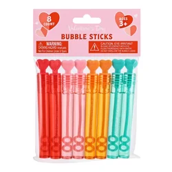 Meijer Corporate Seasonal Meijer Valentine Bubble Sticks, 8 Count