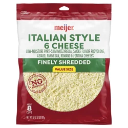 Meijer Finely Shredded Fancy Italian Cheese