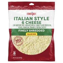 Meijer Finely Shredded Fancy Italian Cheese