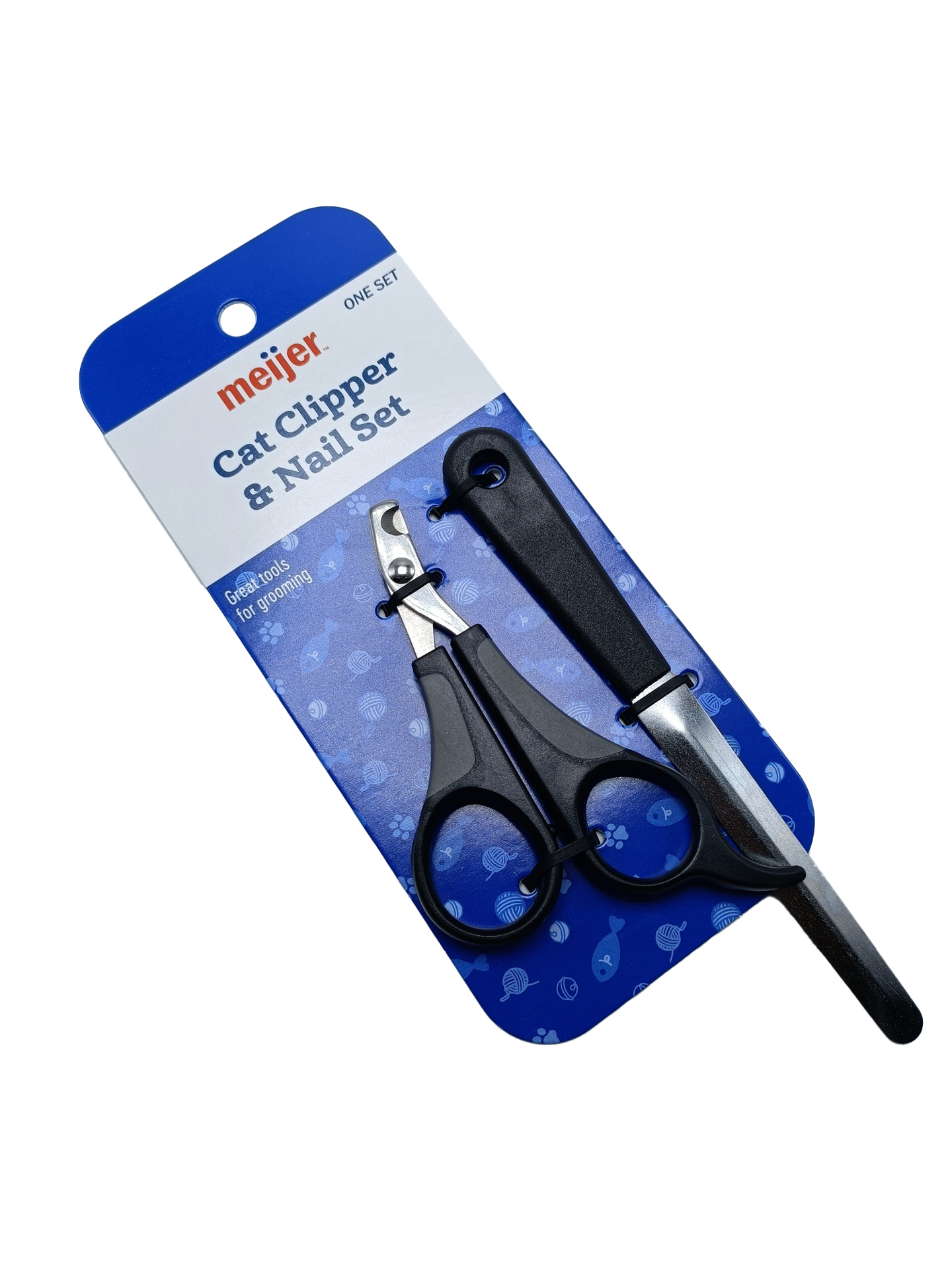 slide 2 of 4, Meijer Cat Clipper & Nail Set Red, 2 ct