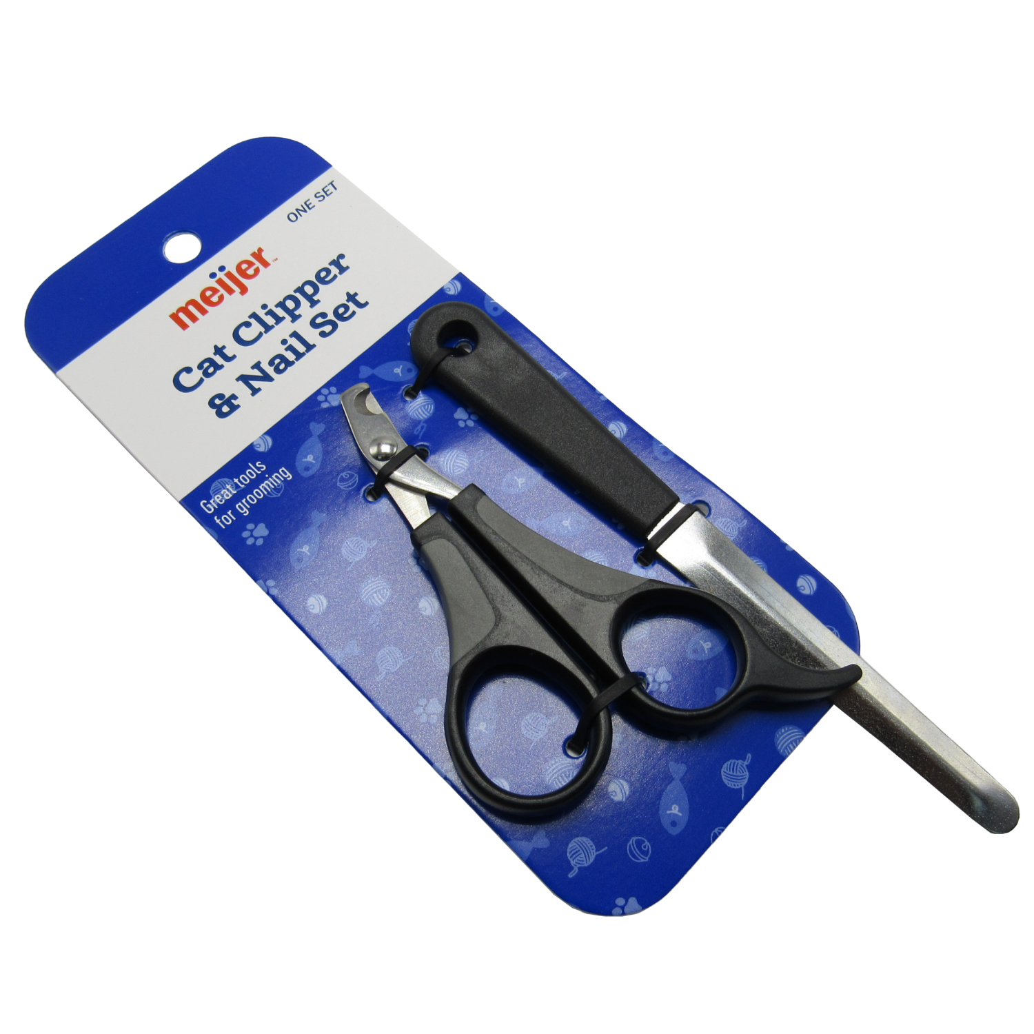 slide 4 of 4, Meijer Cat Clipper & Nail Set Red, 2 ct