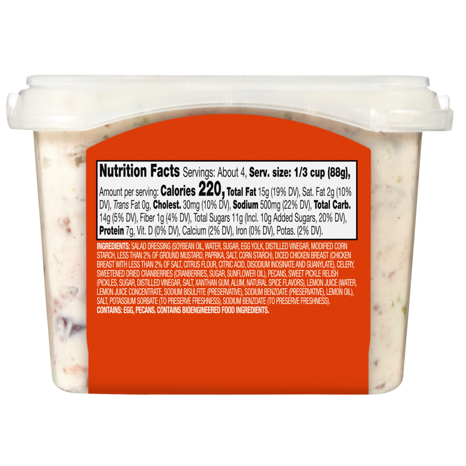 slide 2 of 4, Fresh from Meijer Cranberry Pecan Chicken Salad, 12 oz