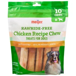 Meijer Rawhide Free Chicken Recipe Chew Medium Roll