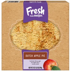Fresh from Meijer 8" Dutch Apple Pie, 21 oz