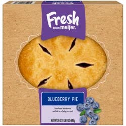 Fresh from Meijer 8" Blueberry Pie, 24 oz