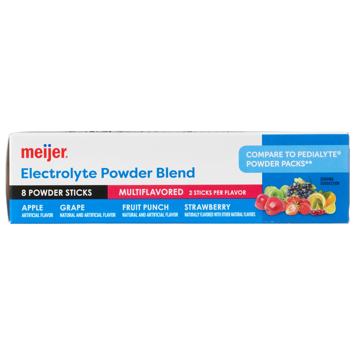slide 3 of 3, MEIJER ELECTROLYTE STIX PWDR 8CT, 8 ct