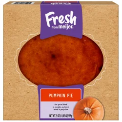 Fresh from Meijer 8" Pumpkin Pie, 21 oz