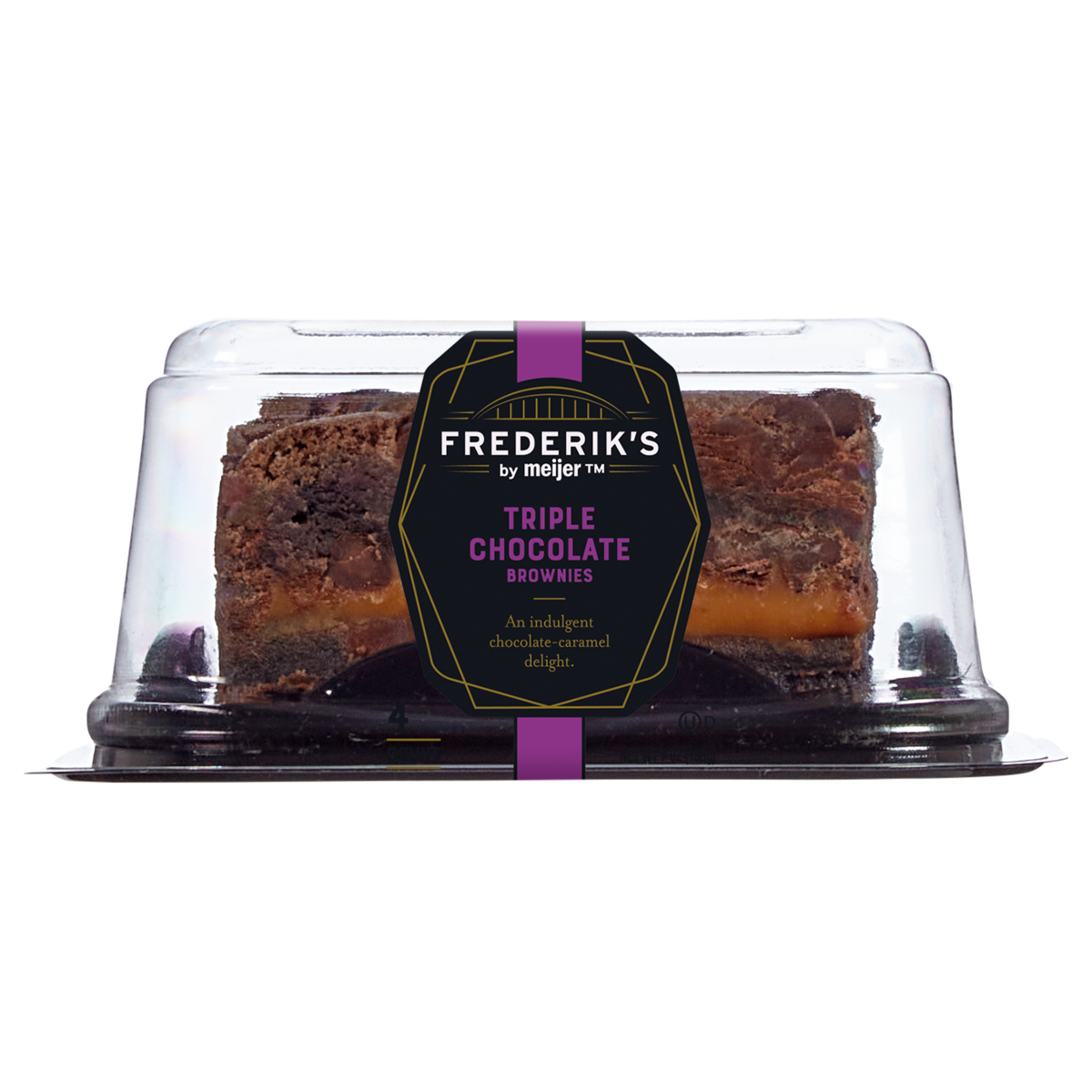 slide 3 of 3, Frederik's by Meijer Limited Edition Triple Chocolate Brownies, 7 oz