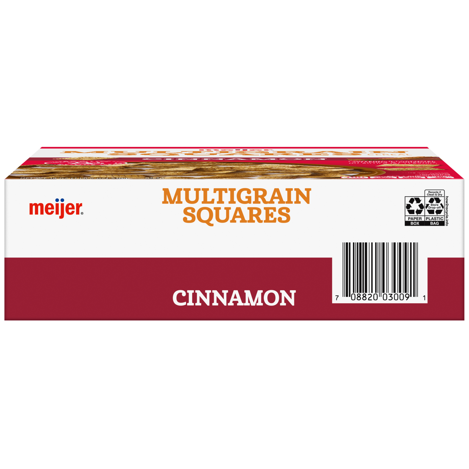 slide 3 of 8, Meijer Multigrain Cinnamon Squares, 18 oz
