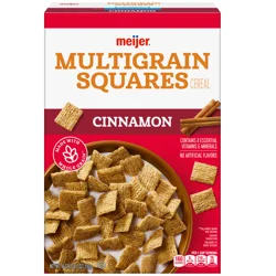 Meijer Multigrain Cinnamon Squares