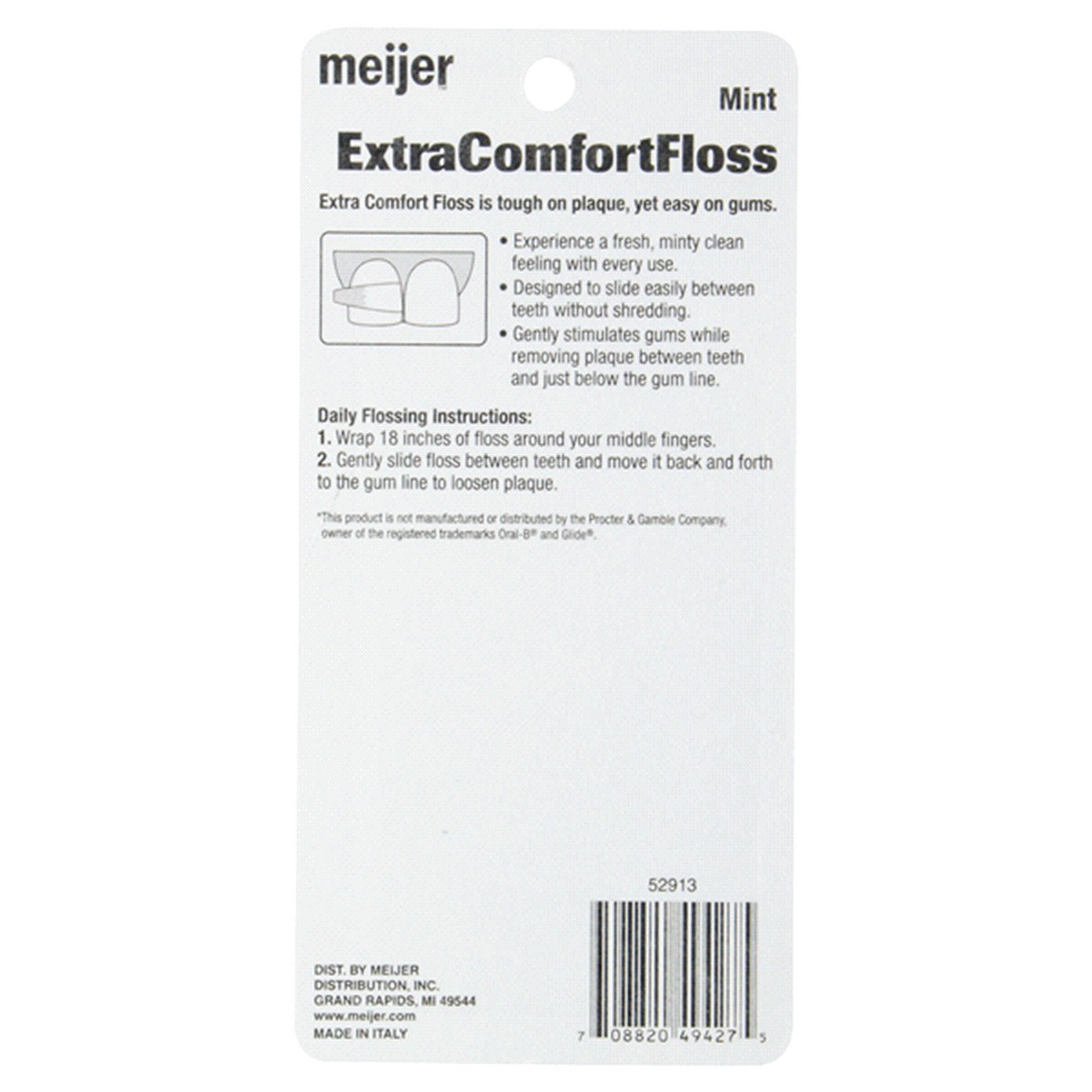 slide 2 of 2, Meijer Extra Comfort Floss, 2 ct
