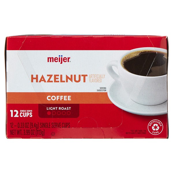 slide 10 of 13, Meijer Hazelnut Coffee Pods - 12 ct, 12 ct