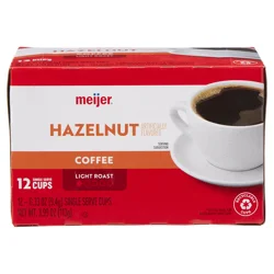 Meijer Hazelnut Coffee Pods - 12 ct