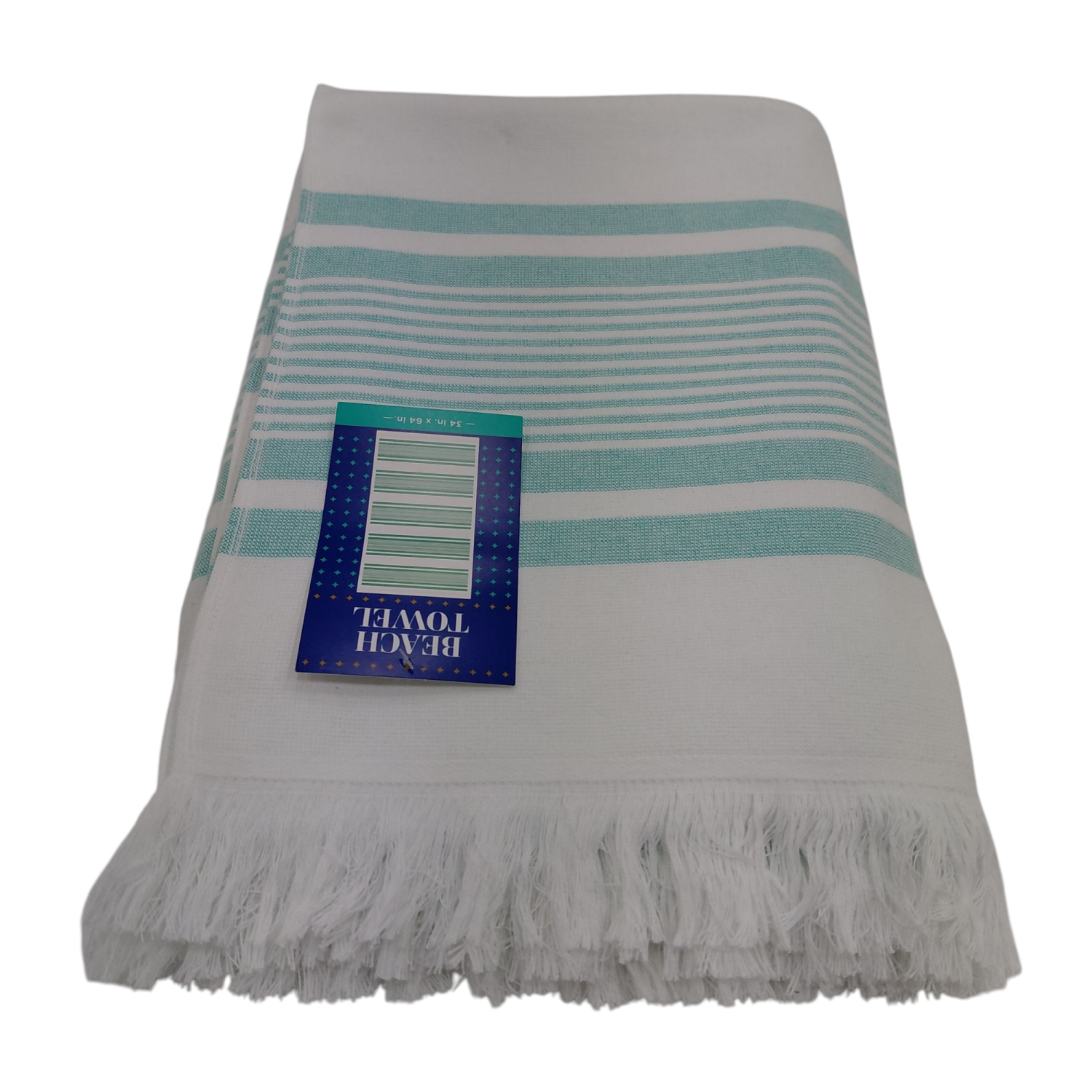 slide 3 of 8, Meijer Corporate Seasonal MCS SAND FRIENDLY TOWEL ISLAND ATLANTIS, 34 x 64 