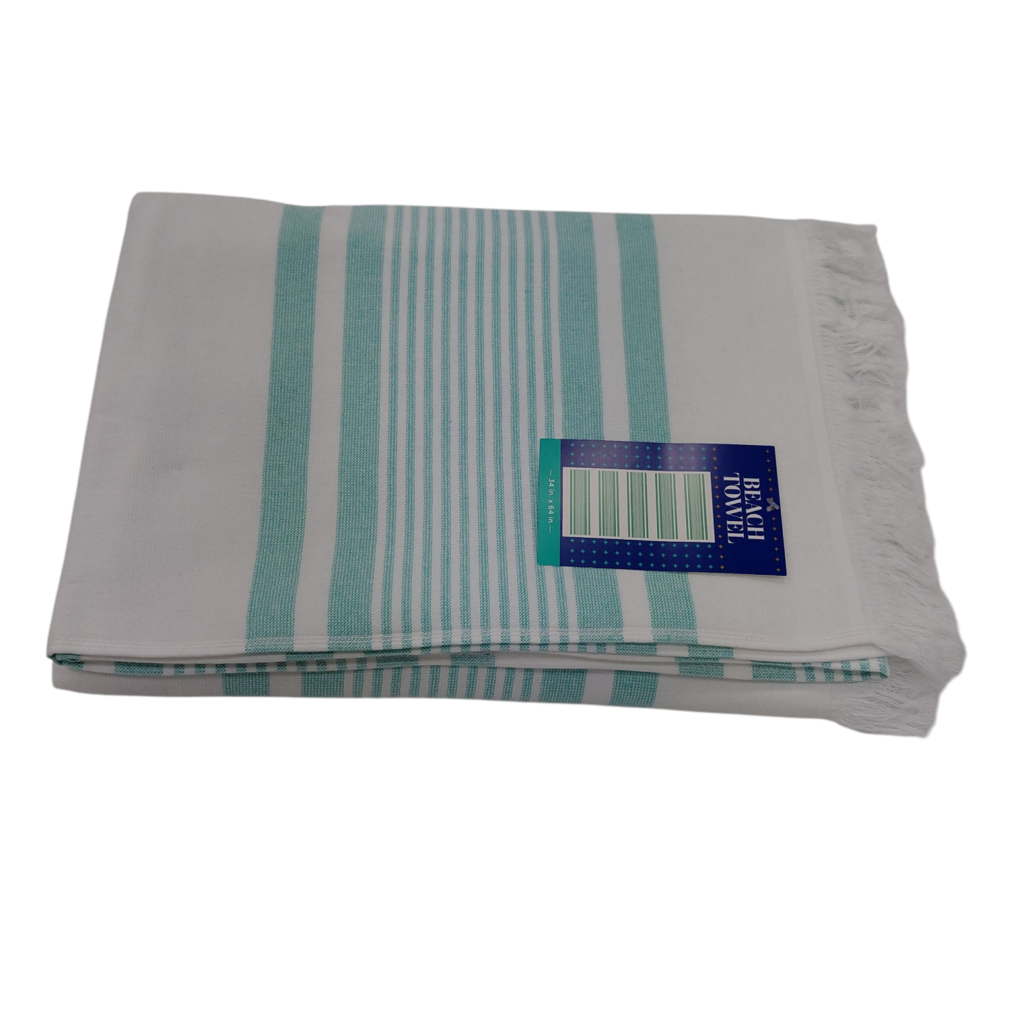 slide 4 of 8, Meijer Corporate Seasonal MCS SAND FRIENDLY TOWEL ISLAND ATLANTIS, 34 x 64 