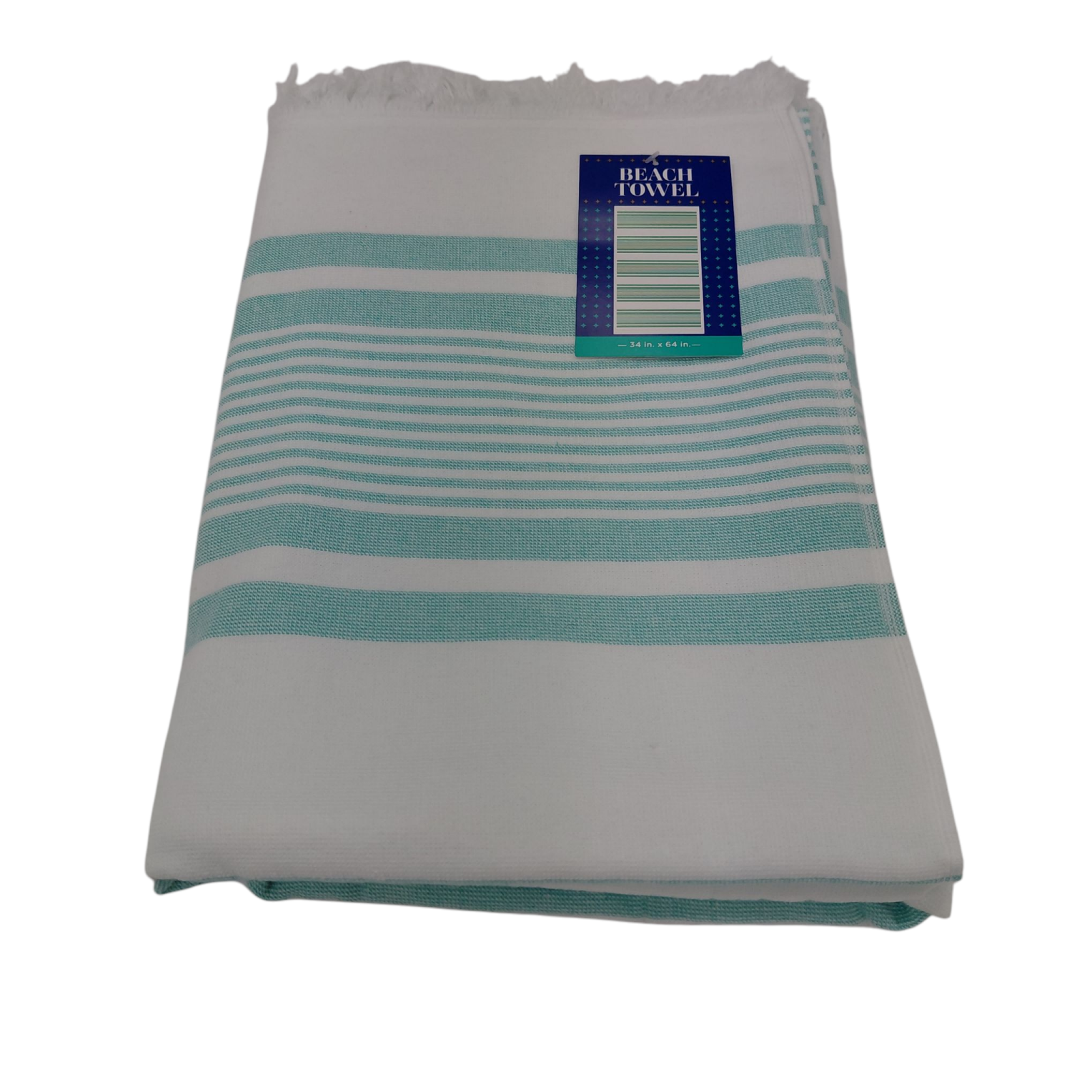 slide 8 of 8, Meijer Corporate Seasonal MCS SAND FRIENDLY TOWEL ISLAND ATLANTIS, 34 x 64 