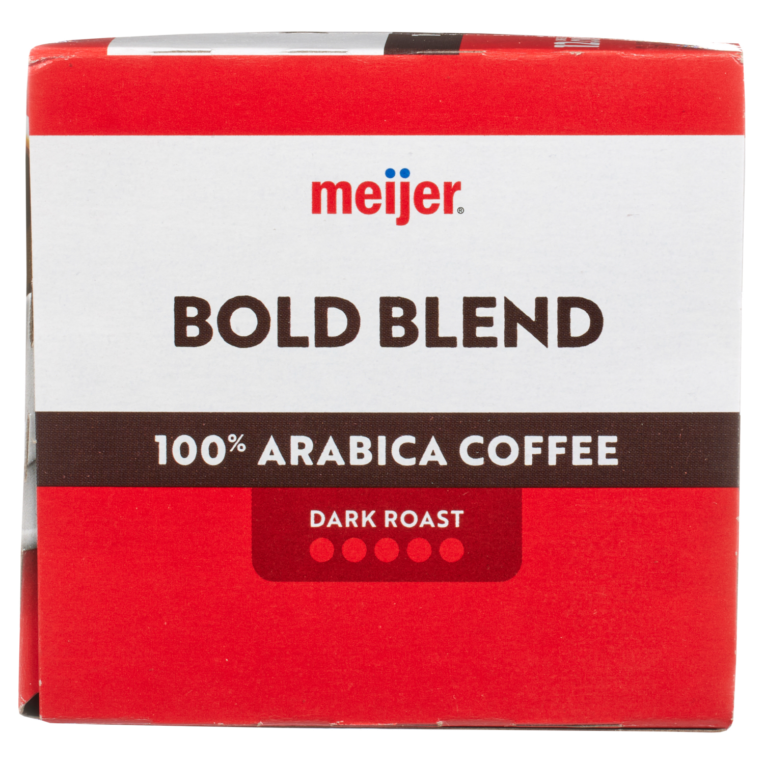 slide 2 of 5, Meijer Bold Blend Arabica Coffee Dark Roast, 12 ct