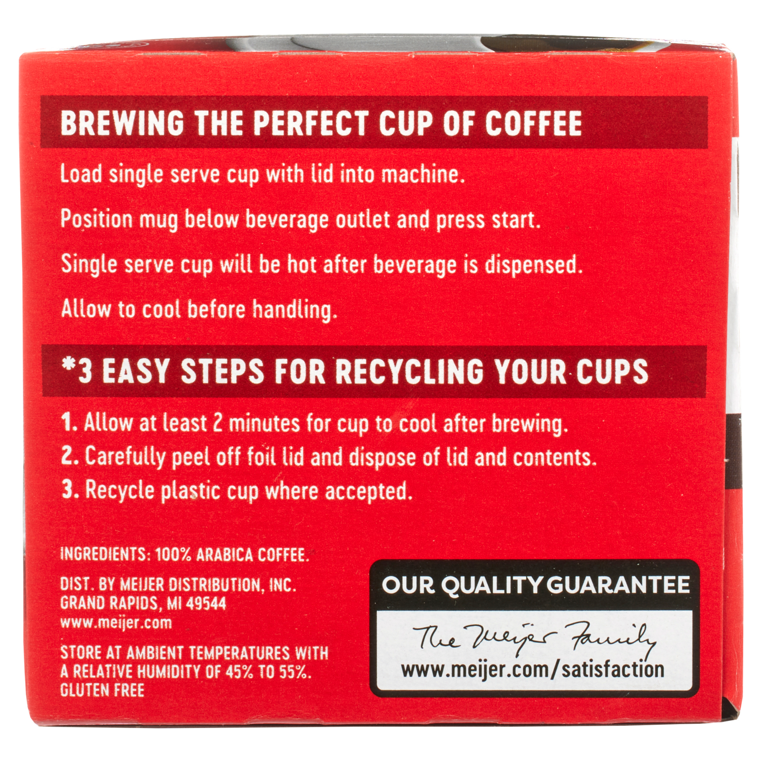 slide 3 of 5, Meijer Bold Blend Arabica Coffee Dark Roast, 12 ct