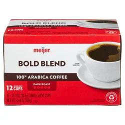 Meijer Bold Coffee Pods, 12 Ct