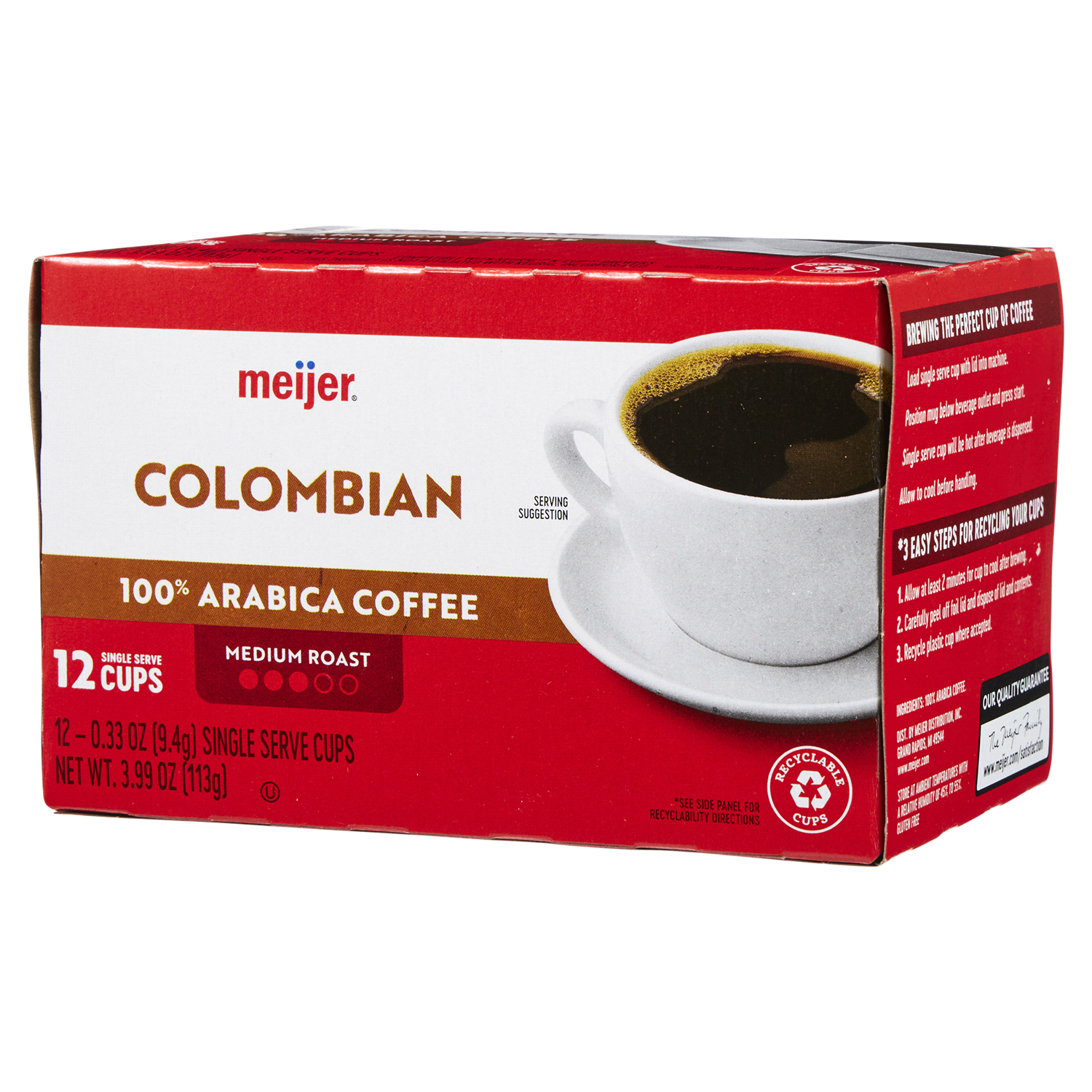 slide 4 of 5, Meijer Colombian Coffee Pods - 12 ct, 12 ct