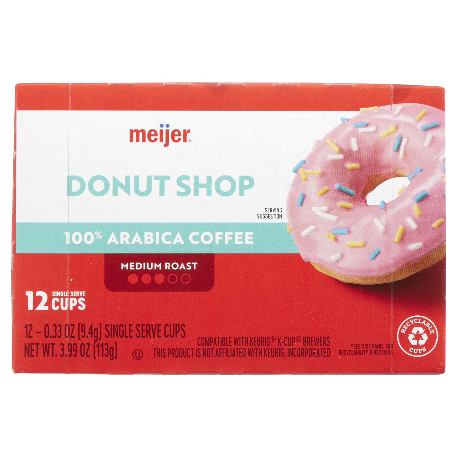 slide 5 of 5, Meijer Donut Shop Coffee Pods - 12 ct, 12 ct