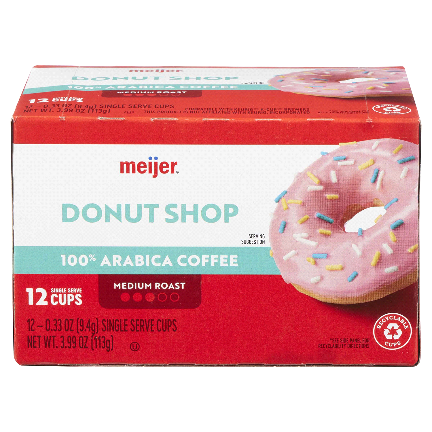 slide 1 of 5, Meijer Donut Shop Coffee Pods - 12 ct, 12 ct