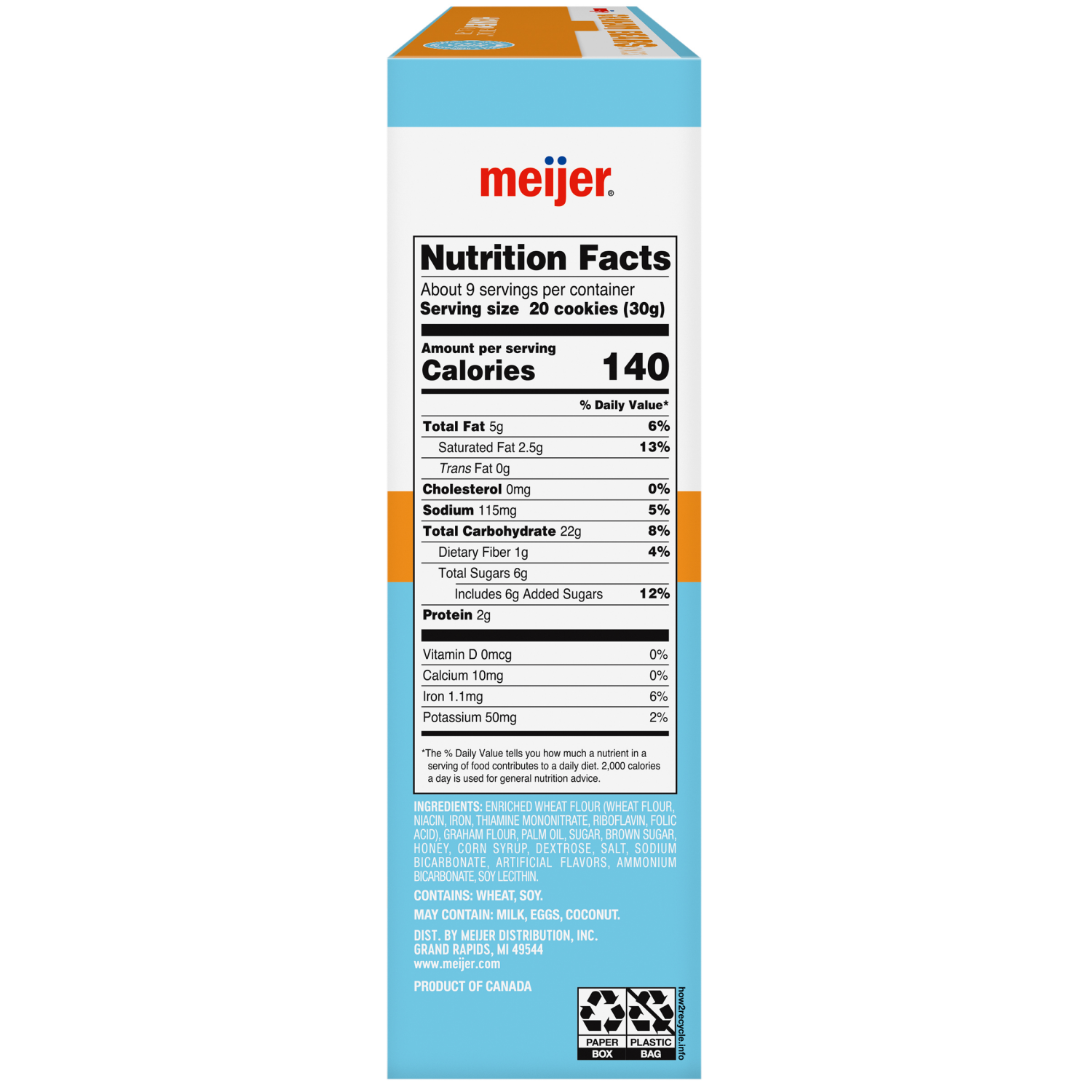 slide 5 of 8, MEIJER GRAHAM BEARS HONEY 10 OZ, 10 oz