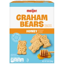 Meijer Honey Graham Bears Snacks, 10 Oz