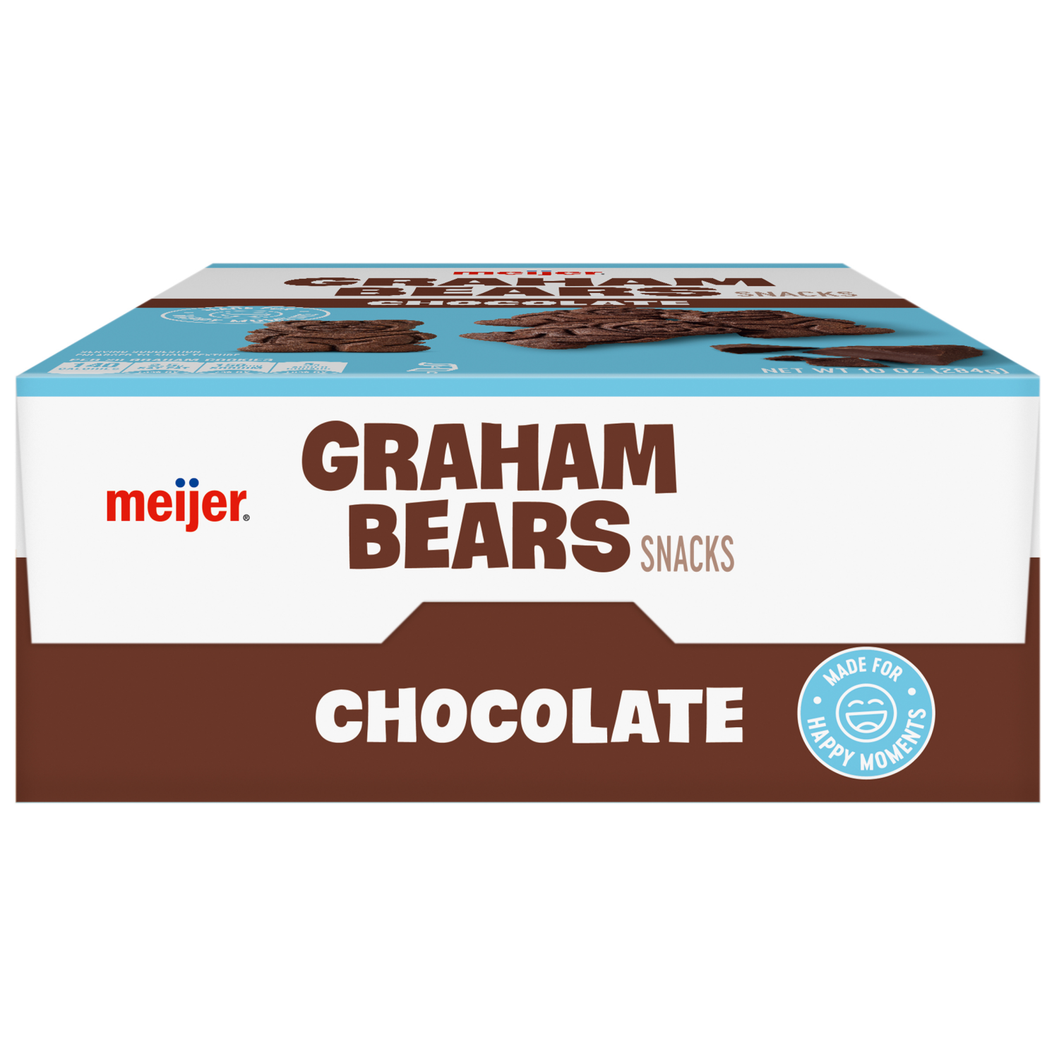 slide 3 of 8, MEIJER GRAHAM BEARS CHOCOLATE 10 OZ, 10 oz