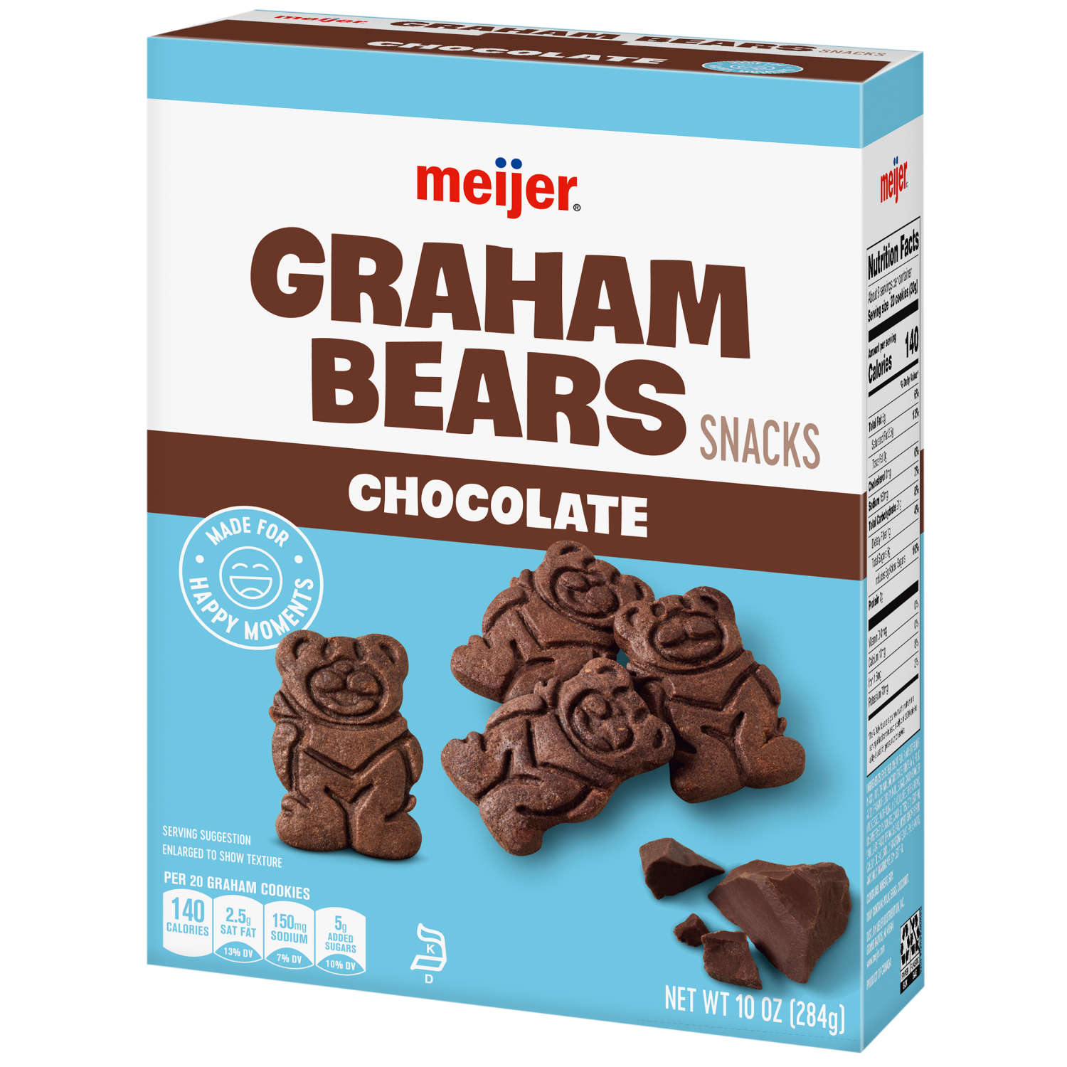 slide 7 of 8, MEIJER GRAHAM BEARS CHOCOLATE 10 OZ, 10 oz