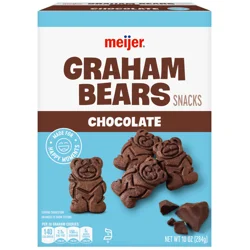MEIJER GRAHAM BEARS CHOCOLATE 10 OZ
