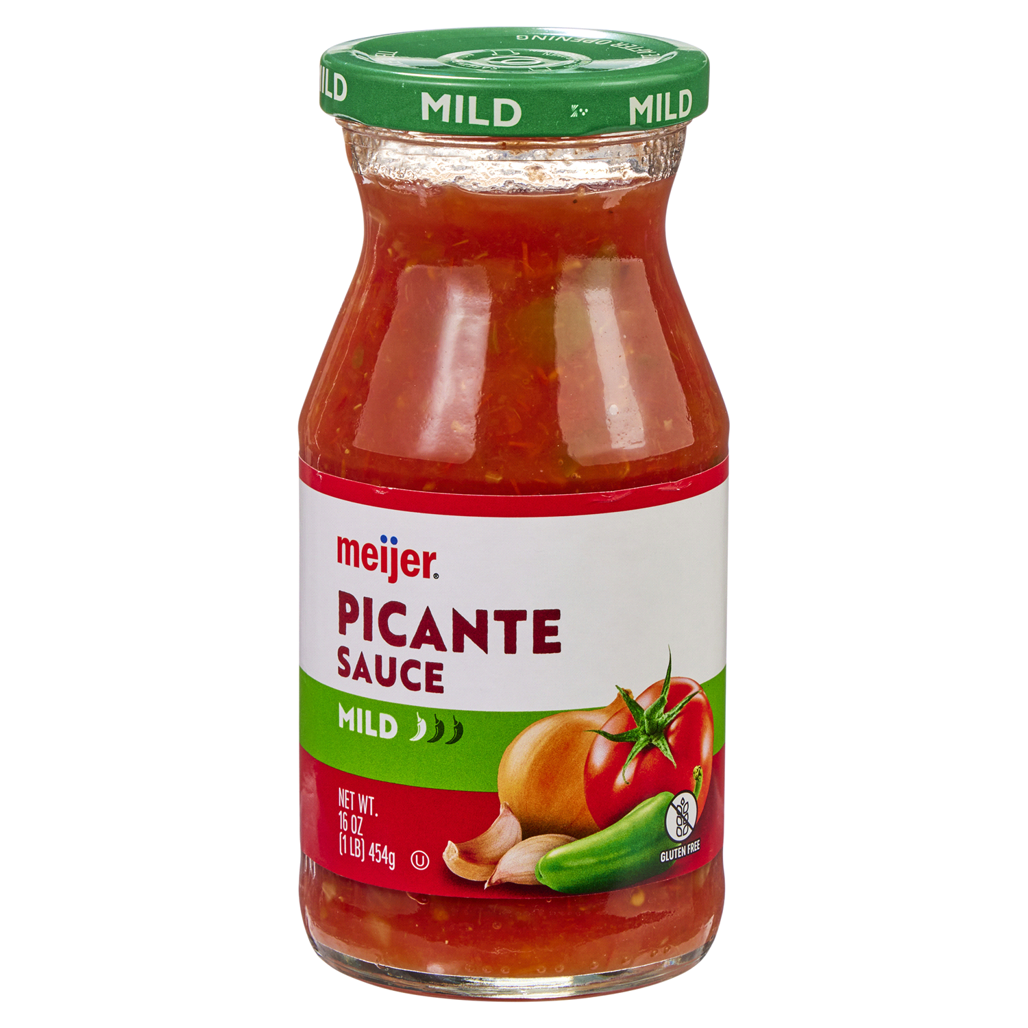 slide 1 of 5, Meijer Mild Picante Salsa, 16 oz