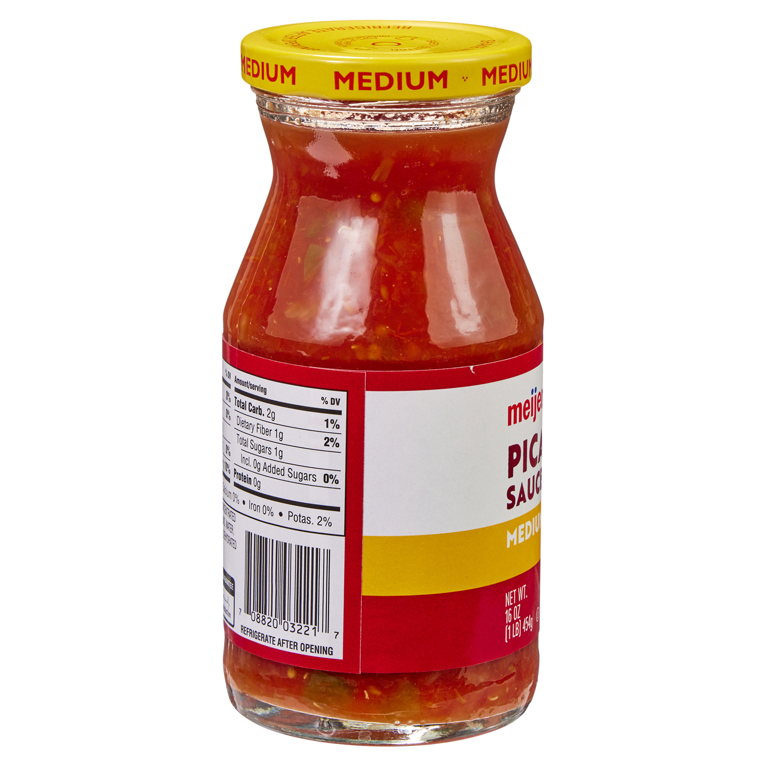 slide 2 of 5, Meijer Medium Mild Picante Salsa, 16 oz