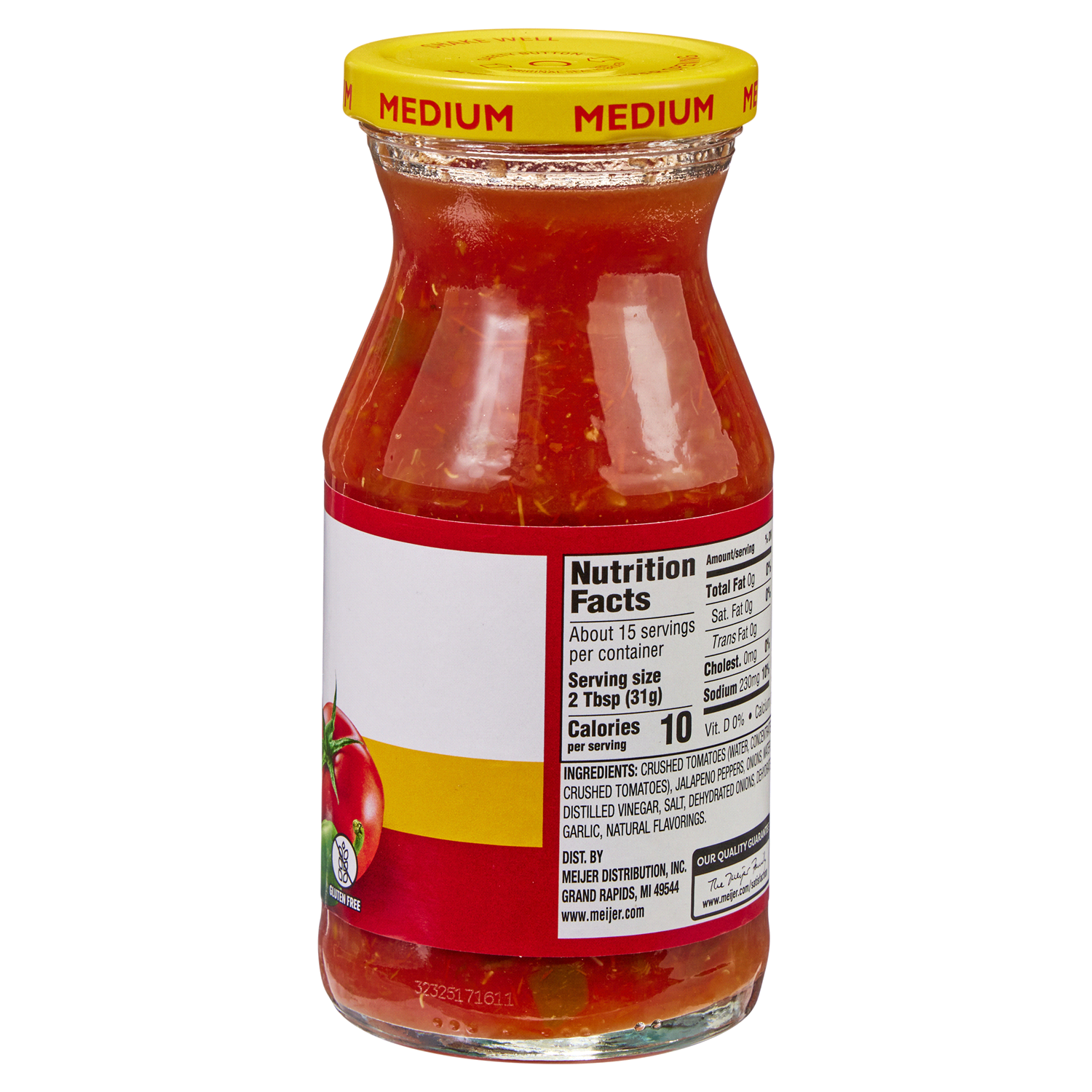 slide 3 of 5, Meijer Medium Mild Picante Salsa, 16 oz